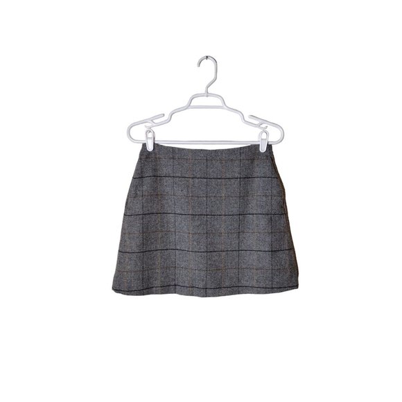 Uniqlo Skirt Womens 2 Mini Pockets Wool Blend Lined - Picture 1 of 16